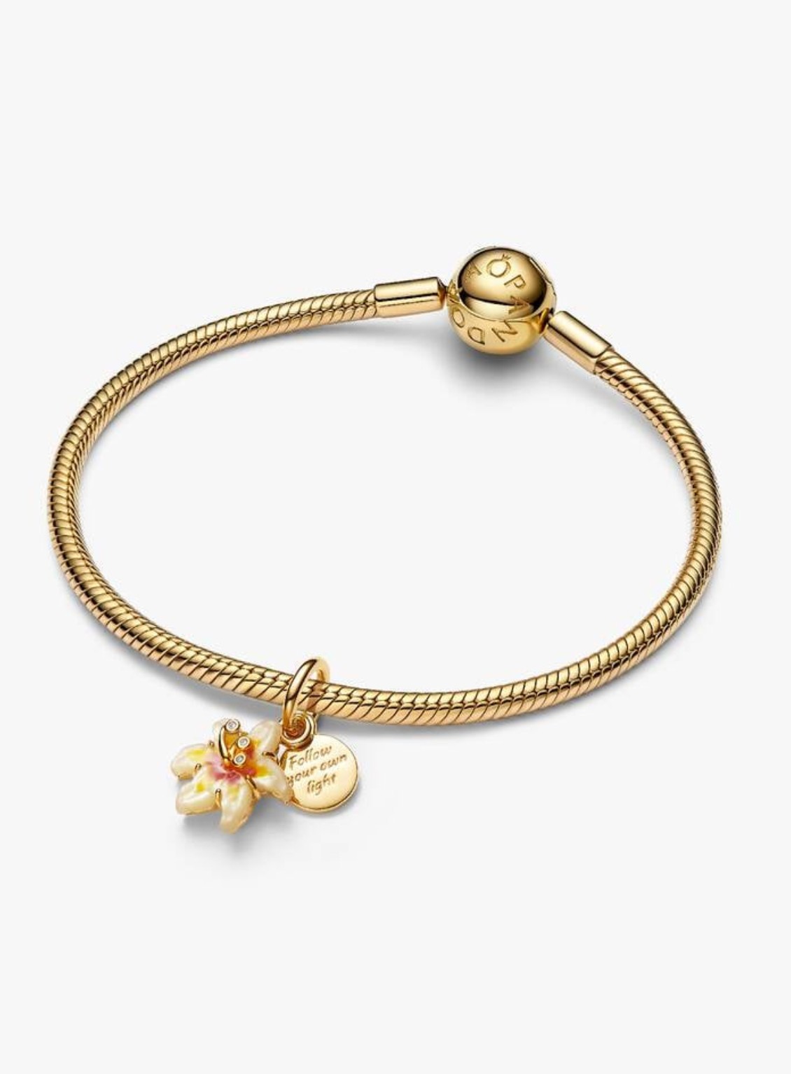 Disney Aranyhaj és a nagy gubanc aranyvirág foszforeszkáló charm PANDORA 34 800 Ft