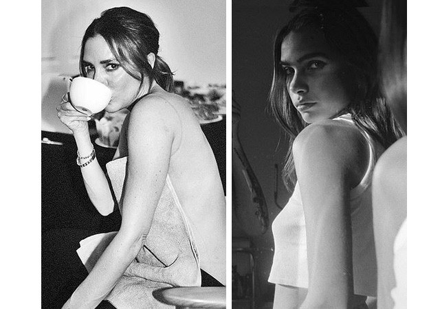 Hana Cross és Victoria Beckham