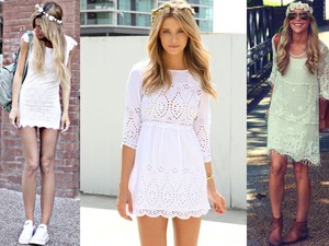 A nyár kedvence: a kis fehér ruha!