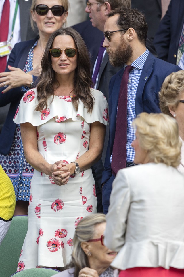 pippa middleton, james middleton, wimbledon
