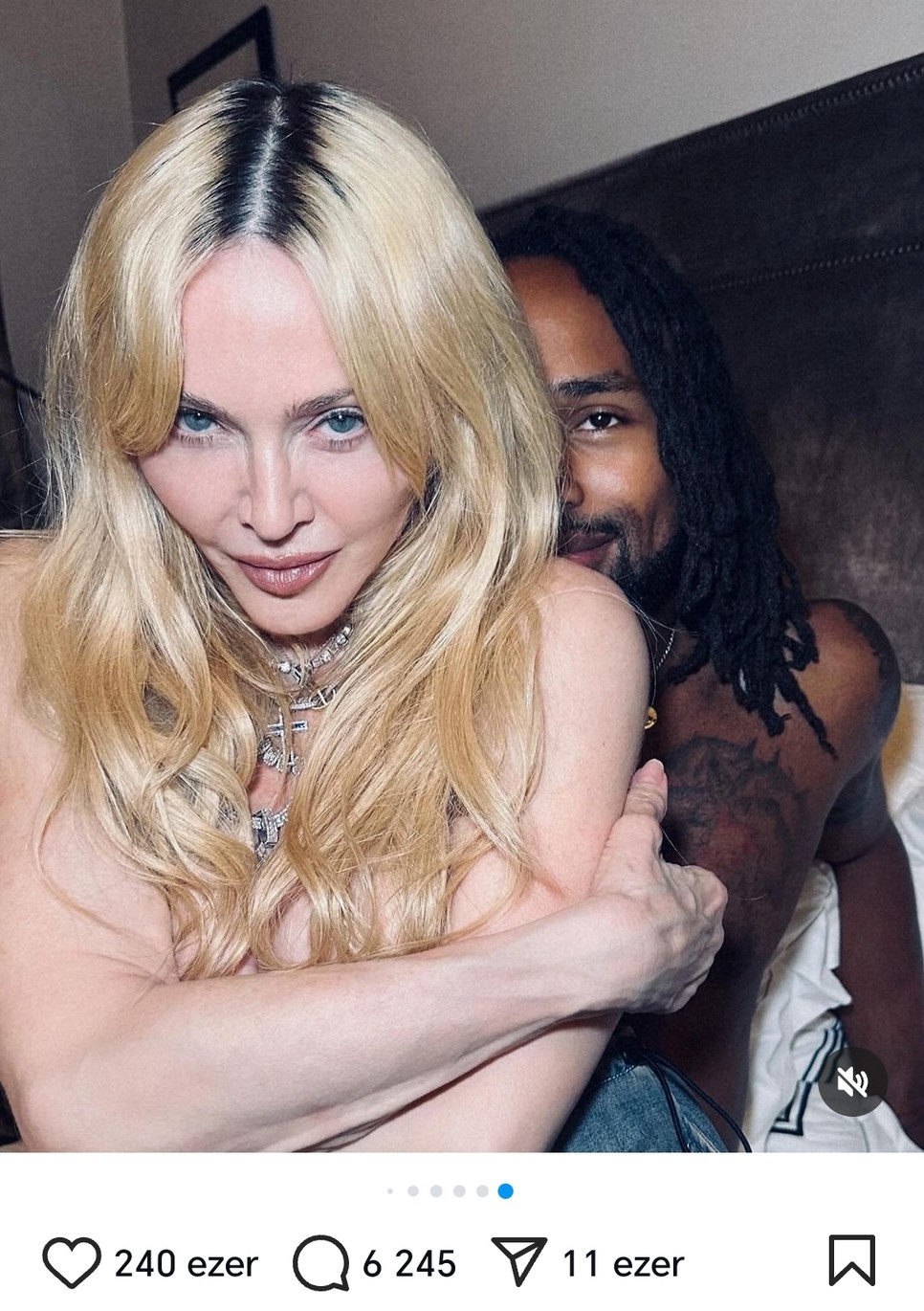 Madonna és fiatal párja, Akeem Morris forró fotókat posztolnak az Instagramra