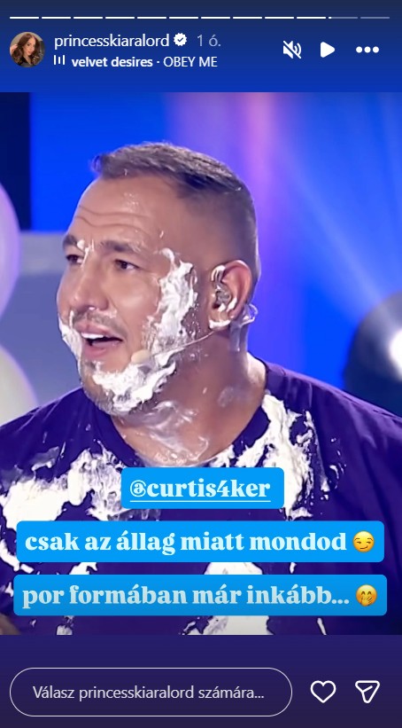 Kiara Lord keményen visszavágott Curtis-nek