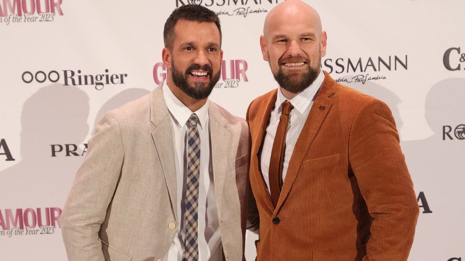 Kocsis Tibor szerelmével, Lacival érkezett a GLAMOUR Women of the Year gálára 2023-ban