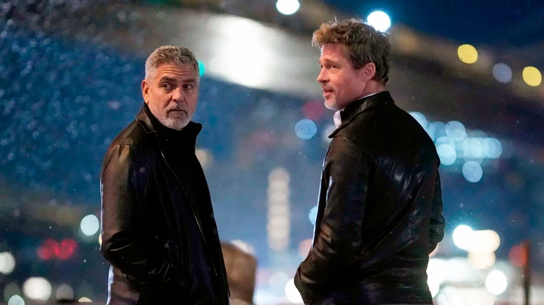 Brad Pitt és George Clooney párosa jót szórakozhatott A két magányos farkas készítése közben