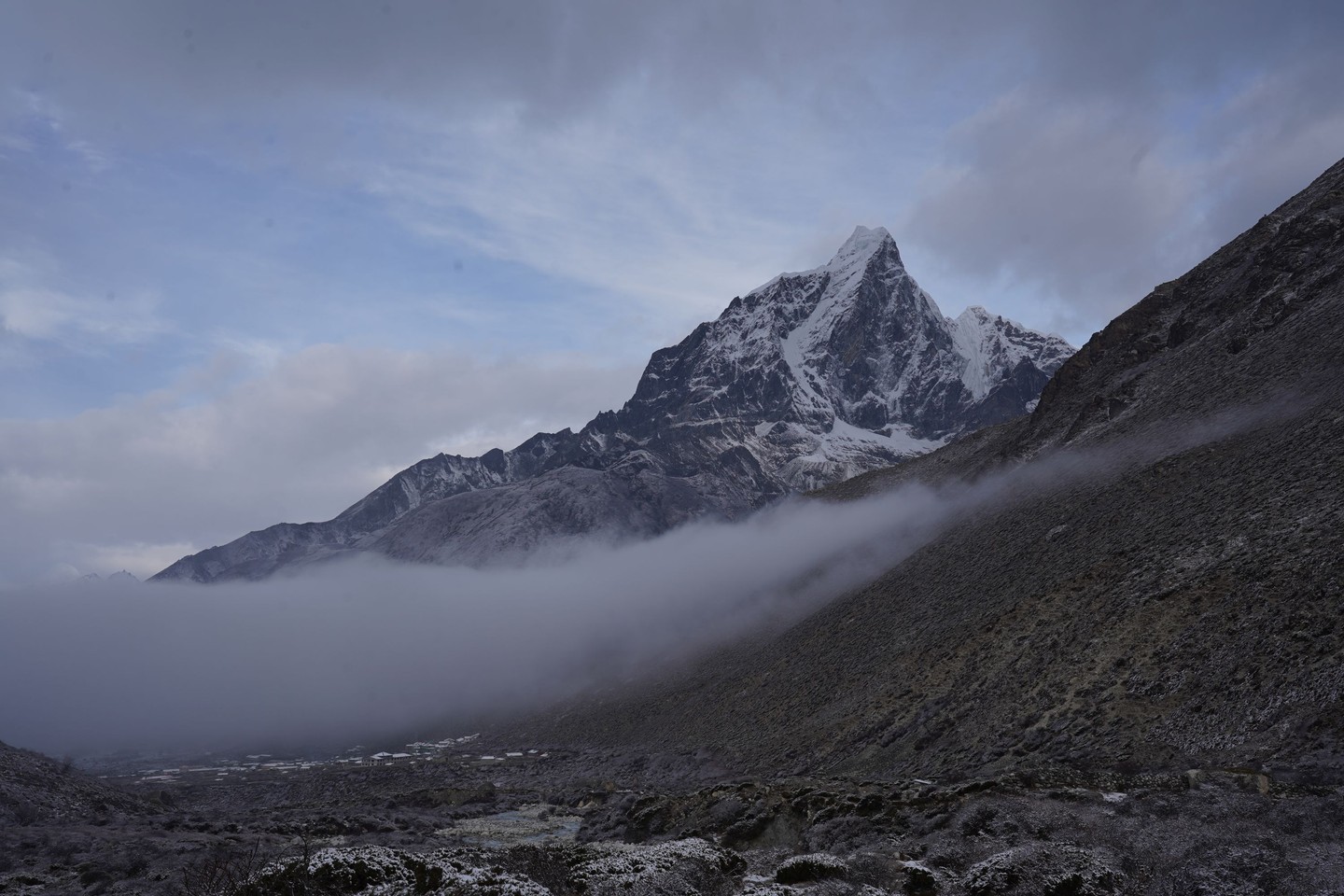 Akklimatizációs túra Chukkung-ba, a Lhotse nyugati fala