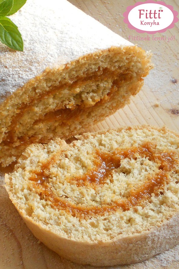 Piskótatekercs - Diétás recept lépésről lépésre