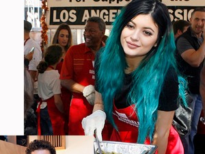 Gondoltad volna? Kylie Jenner ételt osztogat a rászorulóknak