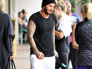 David Beckham a kislánya szerint dagi