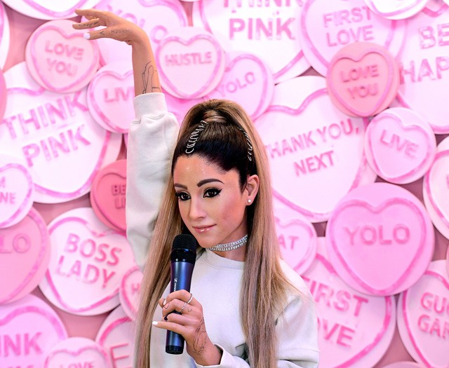 Ariana Grande viaszszobra a Madame Tussauds-ban