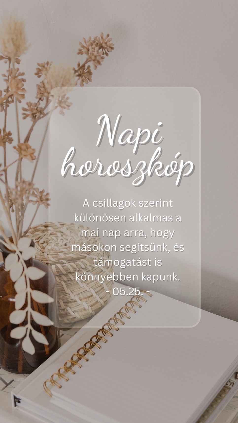 Fogadd meg a napi horoszkóp tanácsát