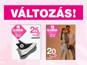 Változás a Converse és Guess kuponoknál!