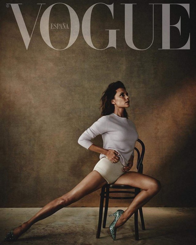 Victoria Beckham a spanyol Vogue magazinban