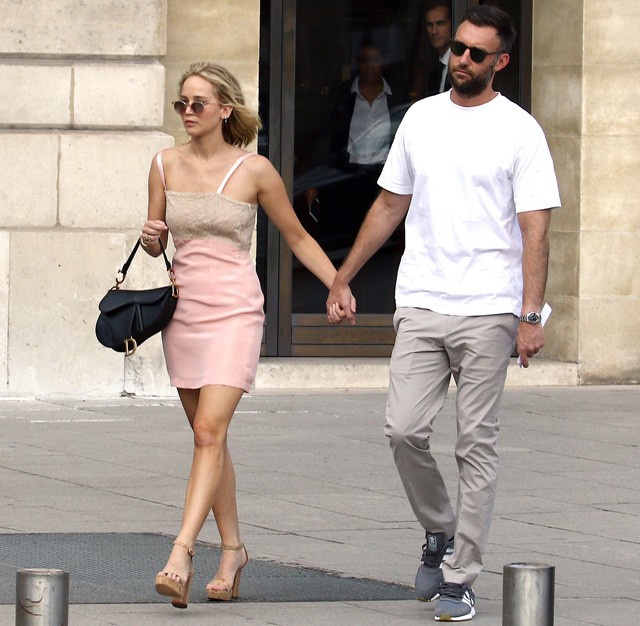 Jennifer Lawrence és Cooke Maroney Párizsban