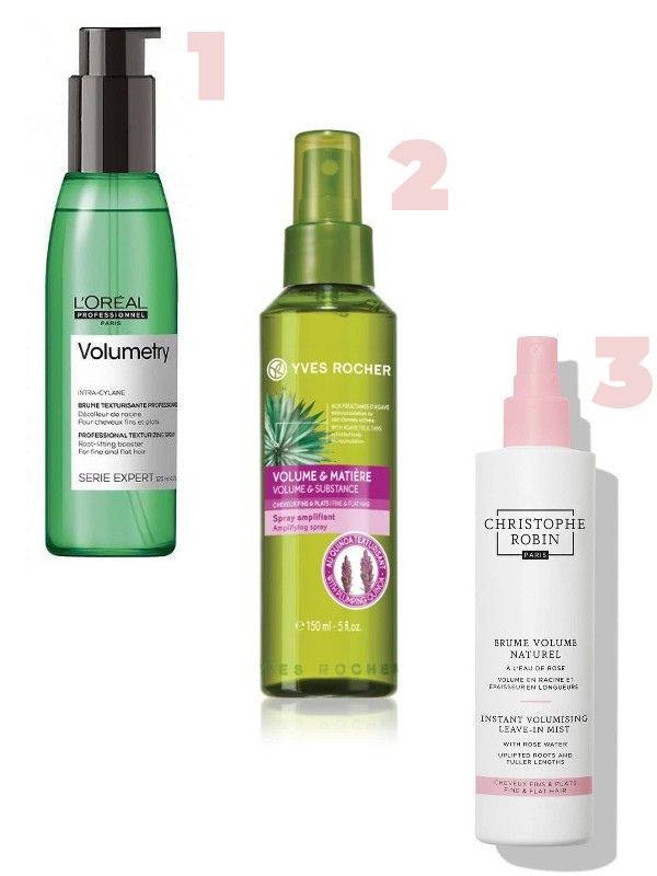 1. Volumetry volumennövelő és tőemelő spray L'ORÉAL PROFESSIONNEL 4790 Ft/125 ml (38,32 Ft/1 ml) 2. Volume & Substance erősítő spray YVES ROCHER 2491 Ft/150 ml (16,6 Ft/1 ml) 3. Instant Volumising Leave-in hajspray CHRISTOPHE ROBIN 9990 Ft/150 ml (66,6 Ft/1 ml) 