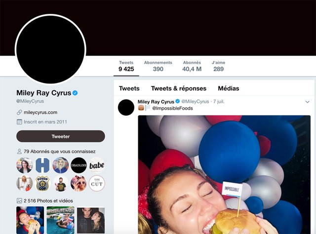Miley Cyrus mindent letörölt az Instagramjáról