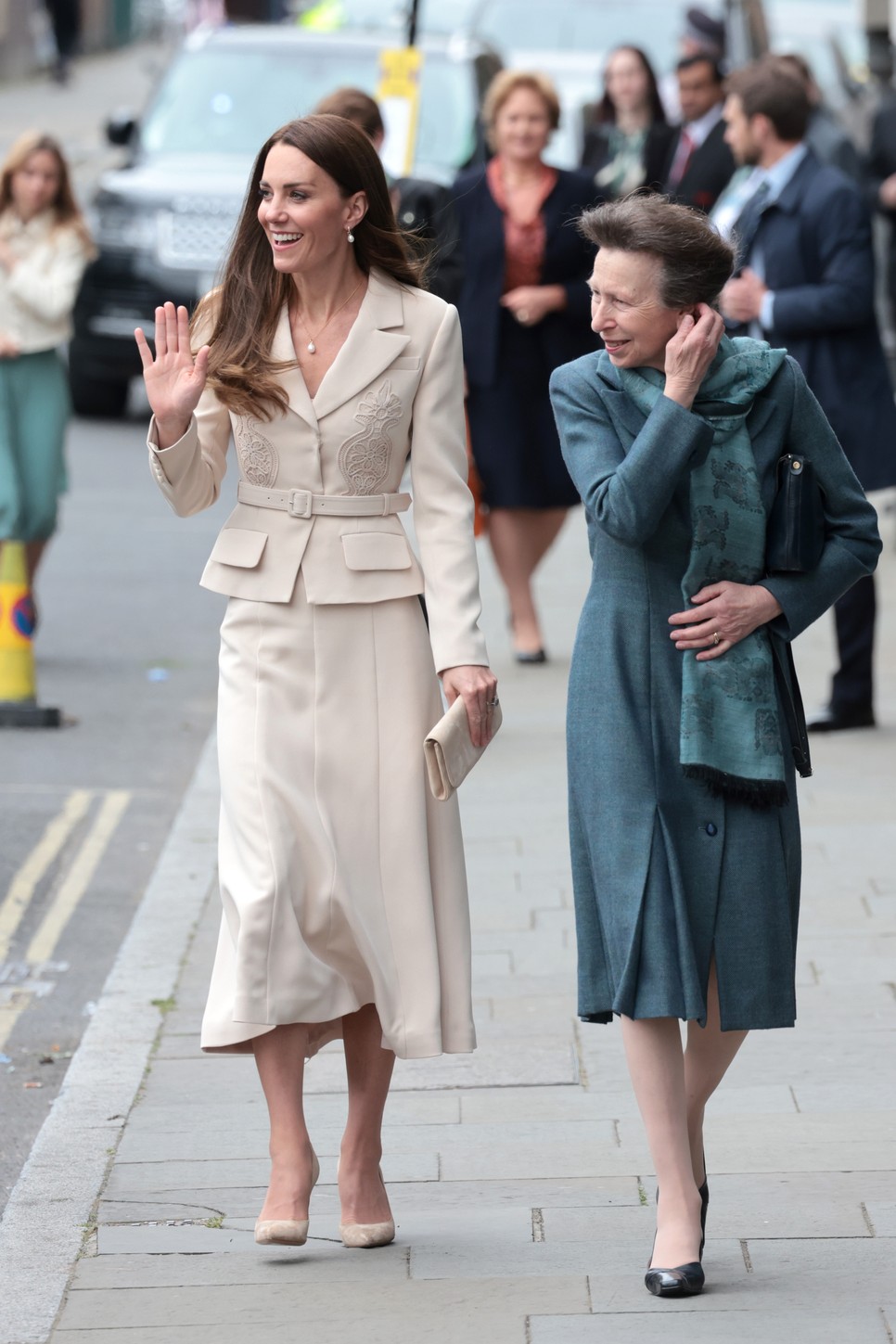 A két ikon, Katalin hercegné és Anna hercegnő most először vettek részt együtt nyilvános eseményen