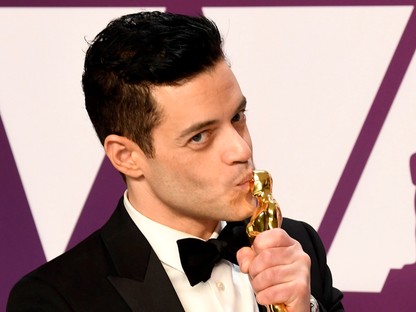 Rami Malek leesett a színpadról miután átvette az Oscar-díjat