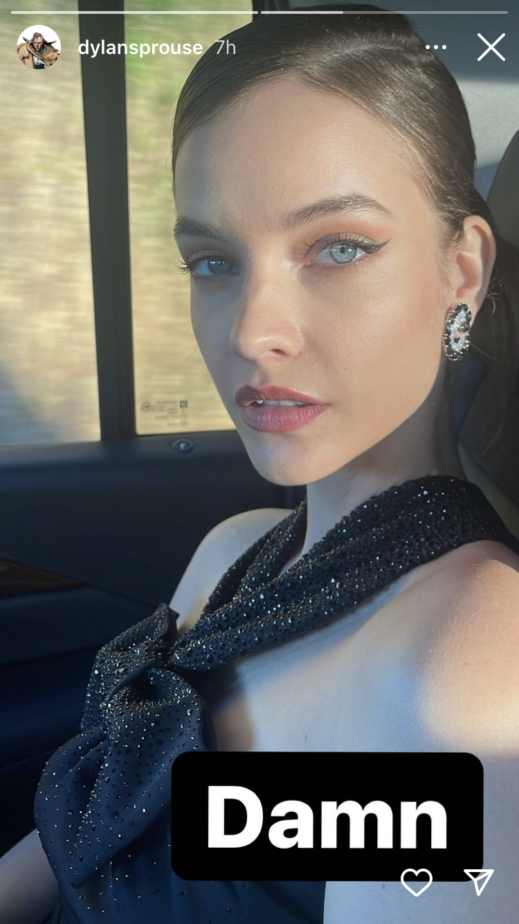 Palvin Barbara dögös feketében az Armani üzletnyitóján Beverly Hills-ben