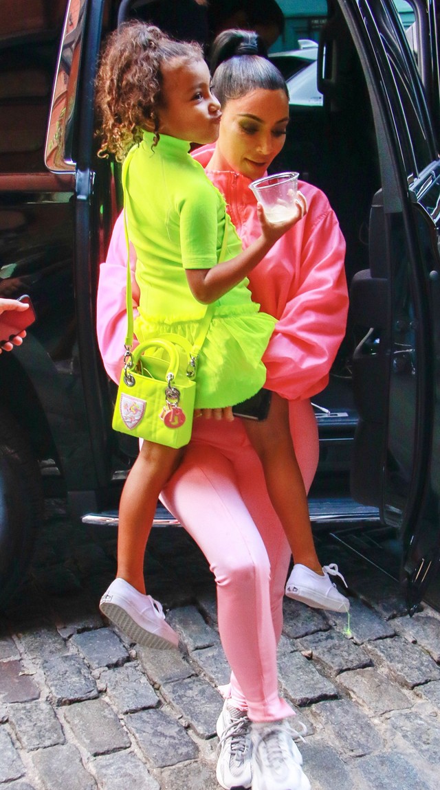 Kim Kardashian és North West