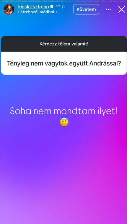 Kiss Kriszta tiszta vizet öntött a pohárba