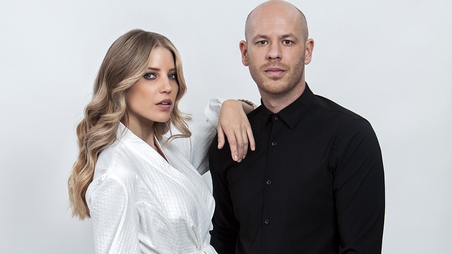 Tóth Márk magyar fodrász és modellje, Szabó Zsófi