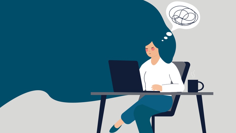 Téged is érint az e-szorongás? | Illusztráció: salim hanzaz