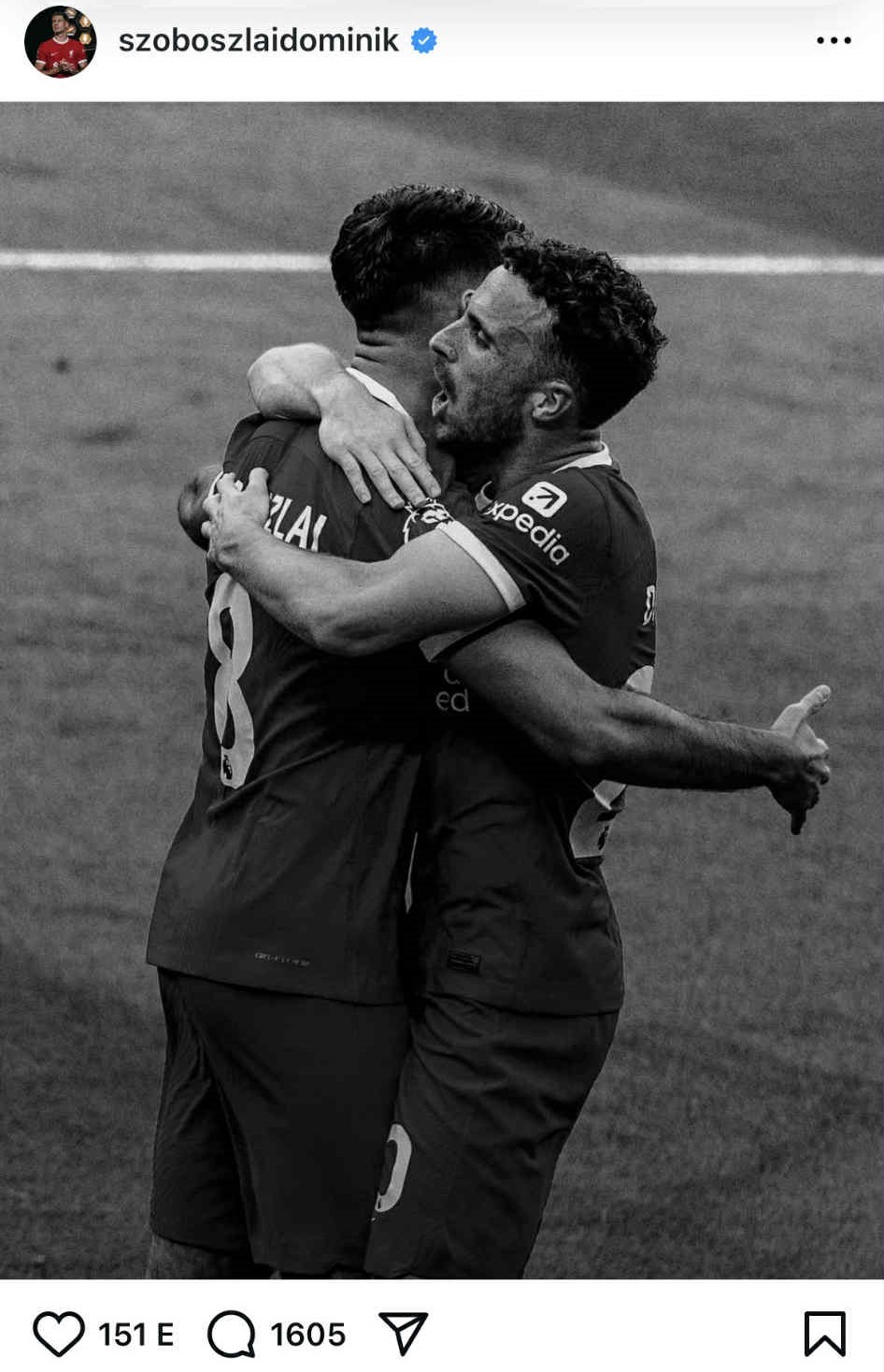 Így búcsúzik csapattársától Szoboszlai Dominik