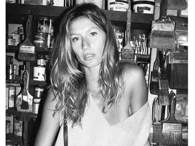 Gisele smink nélkül is bevállalta