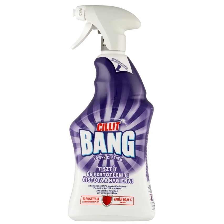 Cillit Bang Power Cleaner Foltmentes Tisztaság Spray - 750 ml a Rossmann üzleteiben és online, GLAMOUR kuponnal, 30% kedvezménnyel 1063 Ft