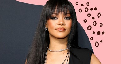 Zöld kabát és sárga kesztyű? Rihanna így dob fel egy egyszerű fekete szettet