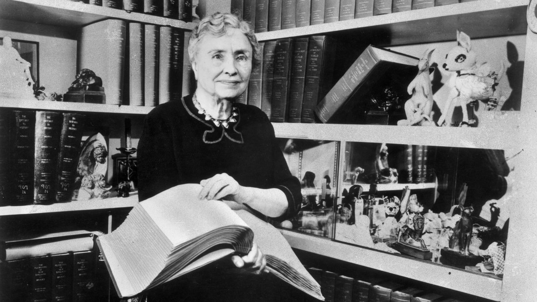 Helen Keller többszörösen is hátrányos helyzetű volt, de ez egy pillanatig sem akadályozta semmiben