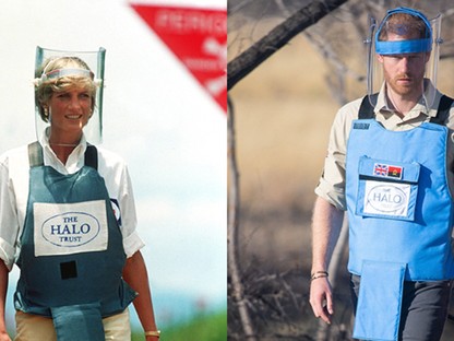 Harry herceg Diana nyomában - Ellátogatott ugyanarra az aknamezőre, ahova édesanyja 1997-ben