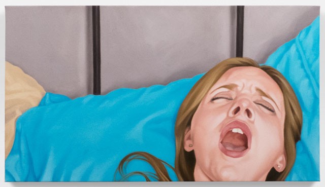 alexandra rubinstein, festmény, orális szex, nyalás, orgazmus, szexualitás, szexuális tárgyiasítás, művészet