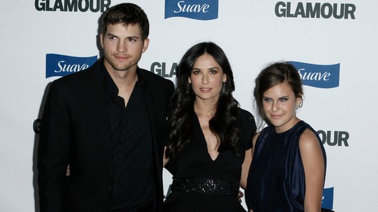 Demi Moore lánya kikészült azokban az időkben, amikor Ashton Kutcher volt a nevelőapja
