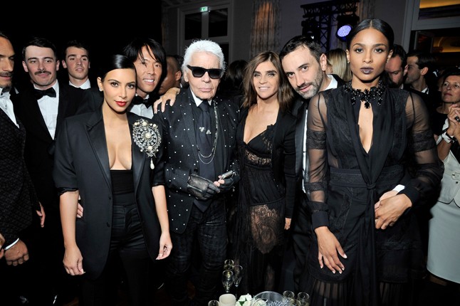 kim kardashian, karl lagerfeld, ciara