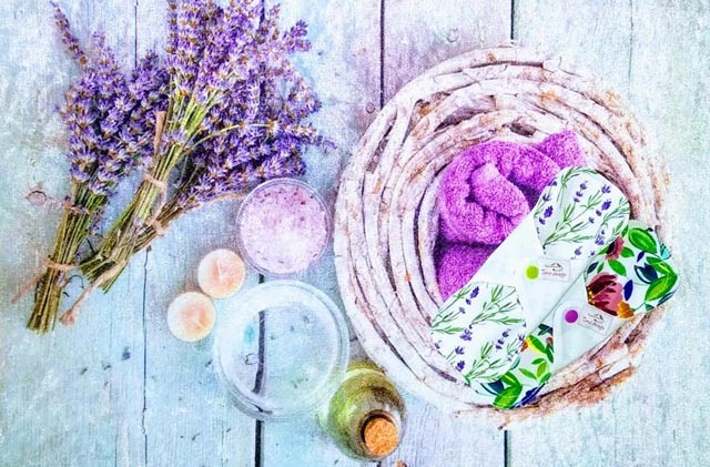 4. Levendulás vadvirágos mosható tisztasági betétek