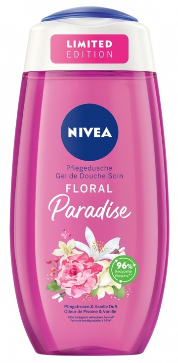 Floral Paradise limitált kiadású tusfürdő NIVEA 929 Ft, GLAMOUR-kuponnal 35% kedvezménnyel 603 Ft