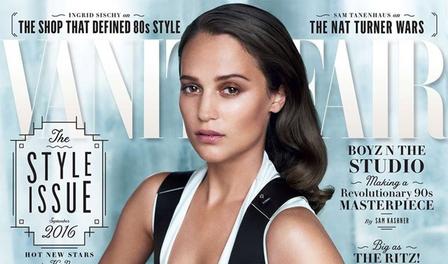 alicia vikander, oscar-díj, mario testino, vanity fair, interjú, fotó, villantás