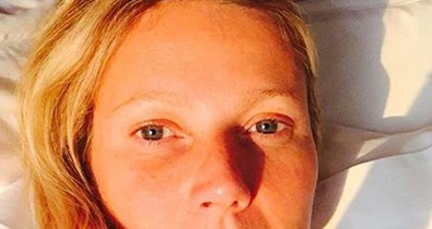 Smink nélkül: Gwyneth Paltrow az ágyban szelfizett