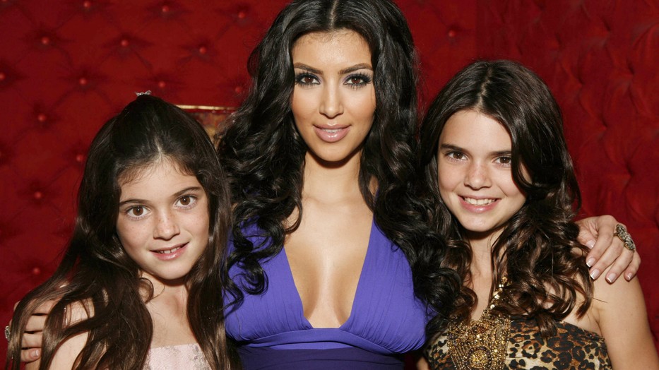 Kylie Jenner, Kim Kardashian és Kendall Jenner - egyenesen 2007-ből