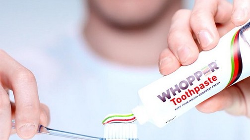 Ez komoly? Már Whopper-ízű fogkrémet is vehetünk a Burger Kingben?