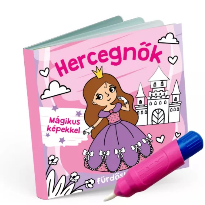 Hercegnők fürdőskönyv - színváltós, mágikus képekkel, 1999 Ft, GLAMOUR-kuponnal, 30% kedvezménnyel 1399 Ft a szalaykonyvek.hu weboldalon