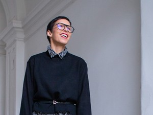 Kovács Delinke elárulja, miért a fekete az egyik kulcsárnyalata az öltözködésének