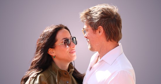 Brad Pitt barátnője lenge öltözetben vészeli át a hőséget, Ines de Ramon melltartót sem vett apró felsője alá