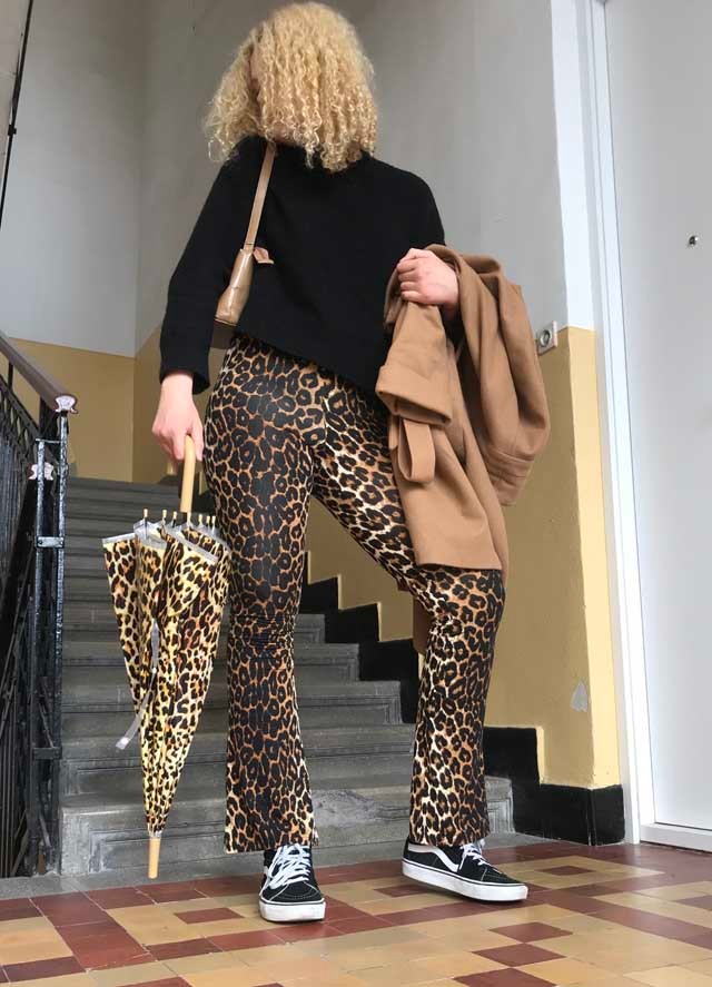 Végh Dóri a mai időjáráshoz öltözött