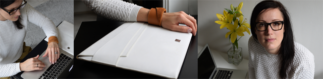 Stílusos védelem a laptopod számára ez a Kovács Ágnes által tervezett tok