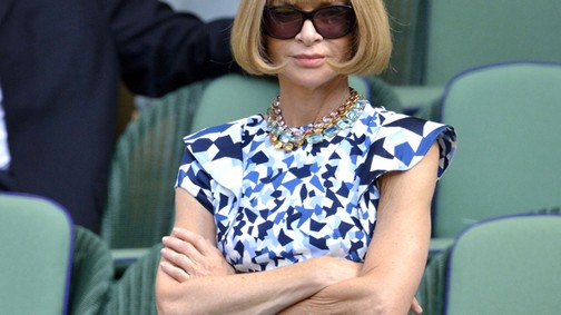 Anna Wintour mosolygott Wimbledonon