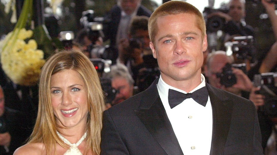 Jennifer Aniston és Brad Pitt 2004 tavaszán a cannes-i filmfesztivál vörös szőnyegén