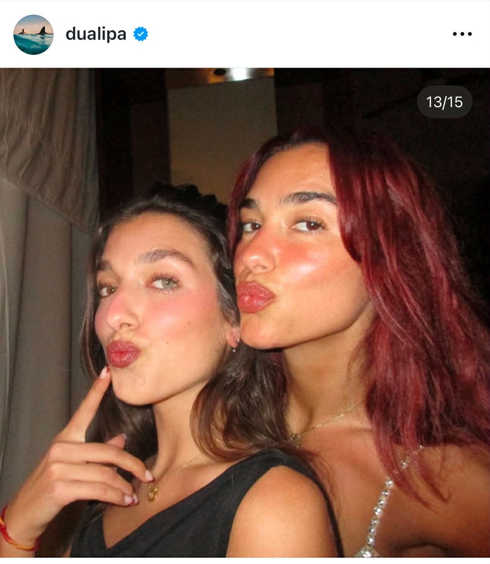 Dua Lipa és húga között elképesztő a hasonlóság
