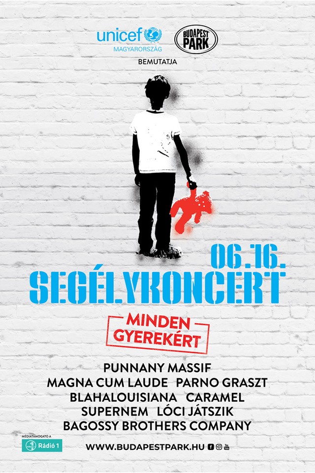 A legjobb magyar zenekarok jótékonysági koncerttel segítik az UNICEF nehéz sorsú gyerekeit